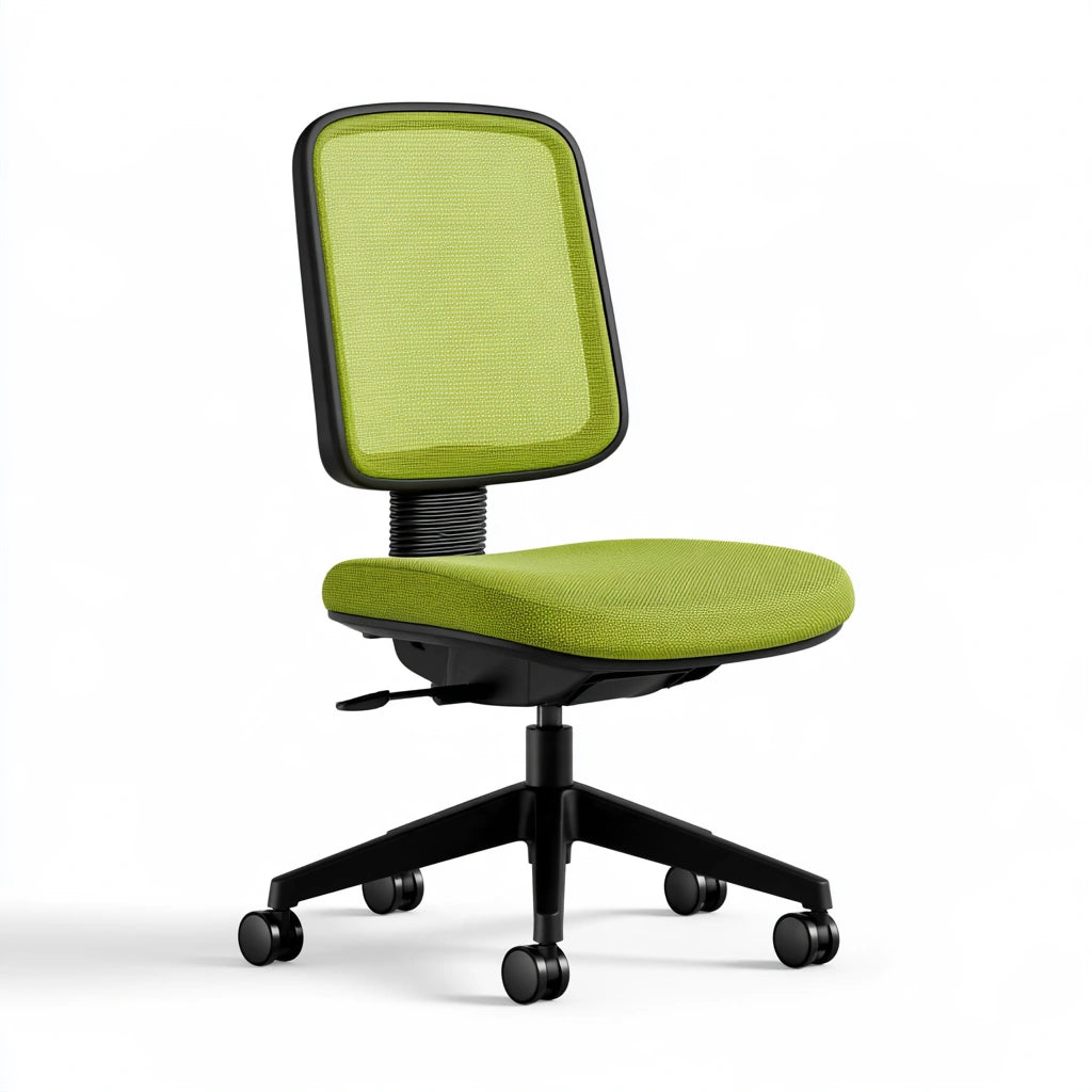 Fauteuil de bureau ergonomique en maille respirante, coloris vert