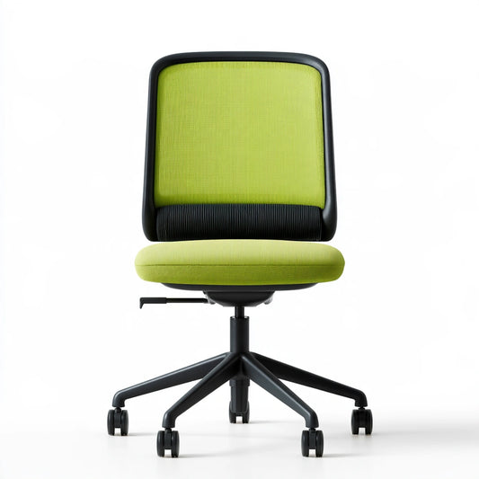 Fauteuil de bureau ergonomique en maille respirante, coloris vert